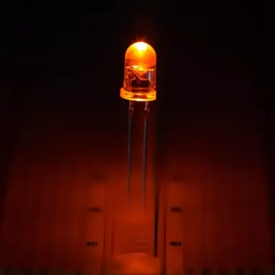 25x Led 5mm Naranja 20ma - Imagen 2