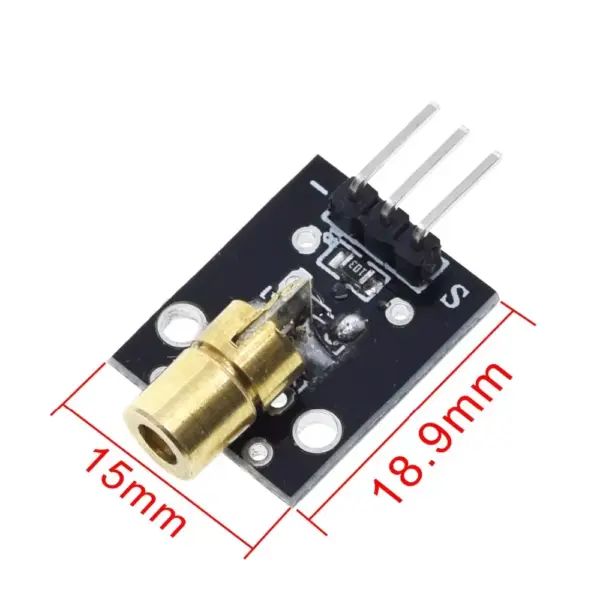Modulo Laser 5mw 6mm Transmisor Ky-008 650nm 5v - Imagen 2