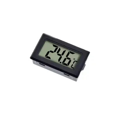 Termometro Digital Temperatura Lcd Nevera Congelador Exterior Negro