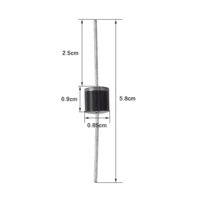 5x Diodos Rectificador 10a10 10a 1000v - Imagen 4