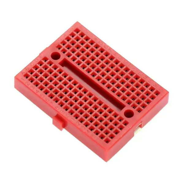 MINI BREADBOARD PROTOBOARD 170 PUNTOS ROJO - Imagen 2
