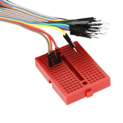 MINI BREADBOARD PROTOBOARD 170 PUNTOS ROJO - Imagen 4
