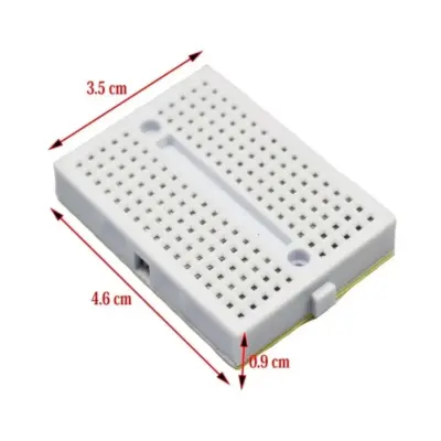 MINI BREADBOARD PROTOBOARD 170 PUNTOS BLANCO - Imagen 2