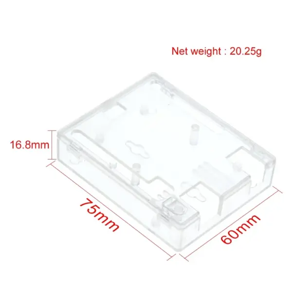 Caja Arduino Uno R3 acrílica transparente - Imagen 2