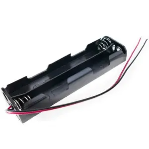 Portapilas Alargado 4xAA LR6  6V