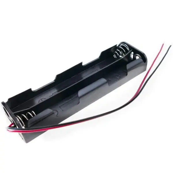 Portapilas Alargado 4xAA LR6  6V