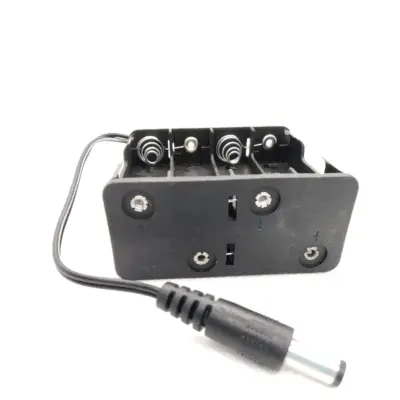PORTAPILAS 8xAA 12V 4+4 LR06 CON CONECTOR DC - Imagen 4
