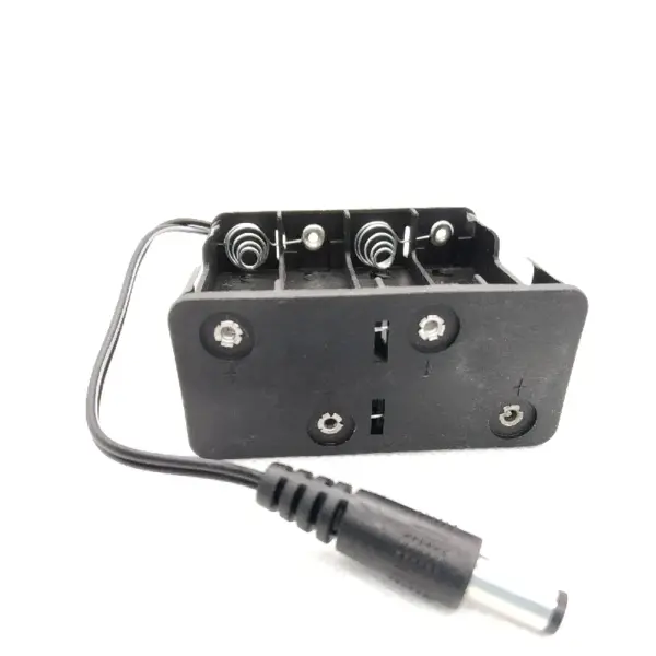 PORTAPILAS 8xAA 12V 4+4 LR06 CON CONECTOR DC - Imagen 4