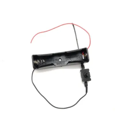 PORTAPILAS 1 BATERIA LITIO 18650 CON INTERRUPTOR