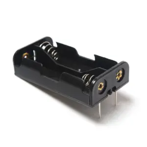 Portapilas 2xAA 3V R06 con contactos para soldar