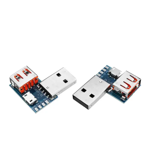 Modulo Adaptador USB macho a USB - microUSB hembra  2.54mm - Imagen 3