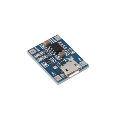Módulo cargador baterias Litio Protección Micro USB TP4056