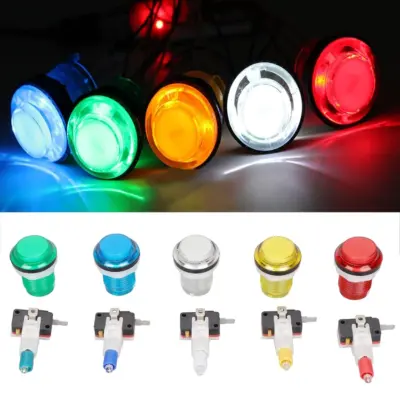 Pulsador Arcade 24mm con led - Imagen 2