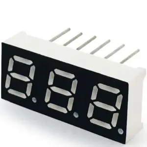 Display 7 segmentos 3 digitos 0.28″ Catodo Comun