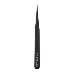 PINZAS DE PRECISION ANTIESTATICA ANTIMAGNETICA ACERO ESD-10