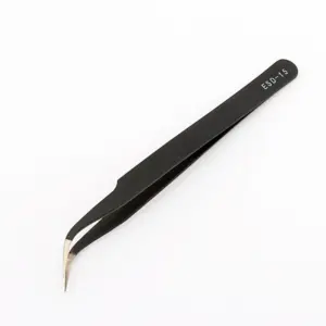 PINZAS DE PRECISION ANTIESTATICA ANTIMAGNETICA ACERO ESD-15
