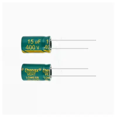 5x CONDENSADOR ELECTROLITICO 15uF 400v 105º C 10x17 MM - Imagen 2
