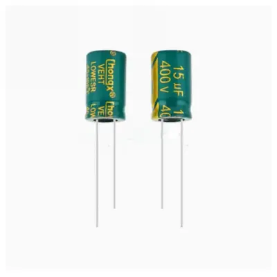 5x CONDENSADOR ELECTROLITICO 15uF 400v 105º C 10x17 MM - Imagen 3