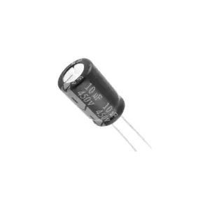 5x CONDENSADOR ELECTROLITICO 10uF 450v 105º C 10×17 MM