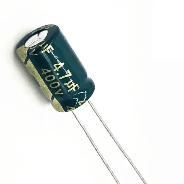 5x CONDENSADOR ELECTROLITICO 4.7uF 400v LOW ESR 105º C 8x12 MM - Imagen 2