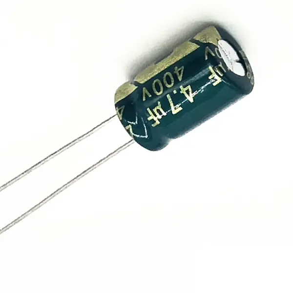 5x CONDENSADOR ELECTROLITICO 4.7uF 400v LOW ESR 105º C 8x12 MM - Imagen 3