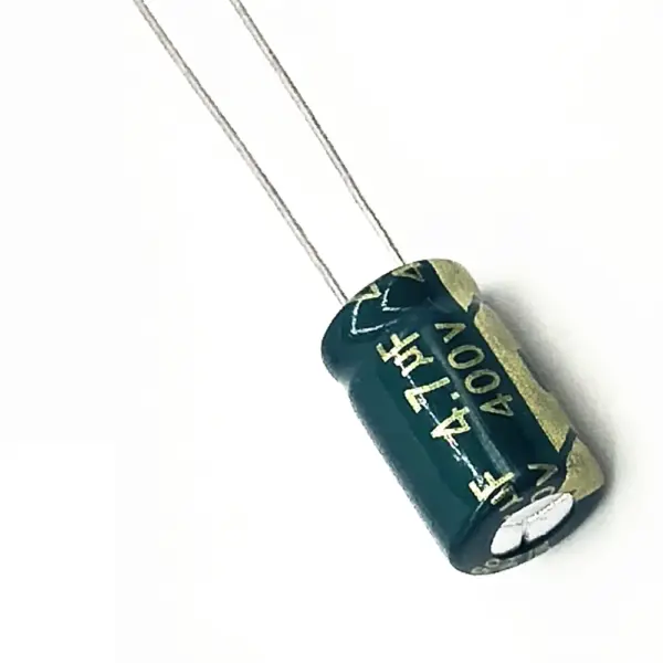 5x CONDENSADOR ELECTROLITICO 4.7uF 400v LOW ESR 105º C 8x12 MM - Imagen 4