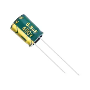 5x CONDENSADOR ELECTROLITICO 6.8uF 400v LOW ESR 105º C 10×13 MM