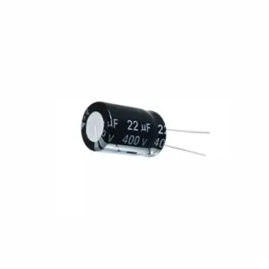 5x CONDENSADOR ELECTROLITICO 22uF 400v 105º C 13×20 MM
