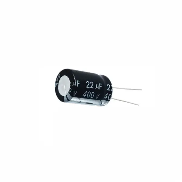 5x CONDENSADOR ELECTROLITICO 22uF 400v 105º C 13x20 MM
