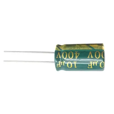 5x CONDENSADOR ELECTROLITICO 10uF 400v LOW ESR 105º C 10x17 MM - Imagen 4