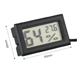 Termohigrometro LCD digital temperatura y humedad CON SONDA