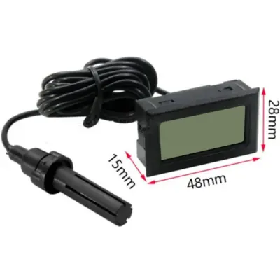 Termohigrometro LCD digital temperatura y humedad CON SONDA - Imagen 4