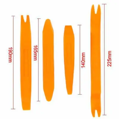 Kit de 4 herramientas para desmontar el salpicadero radio coche panel frontal - Imagen 2