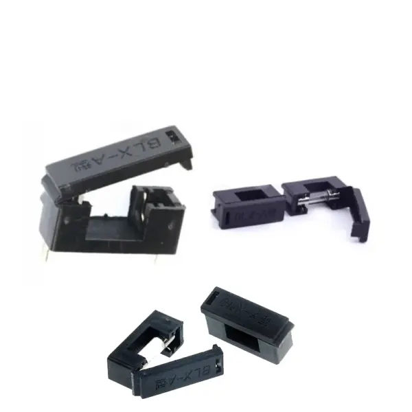 Portafusible 5x20 Tapa abatible 250V 6A BLX-A