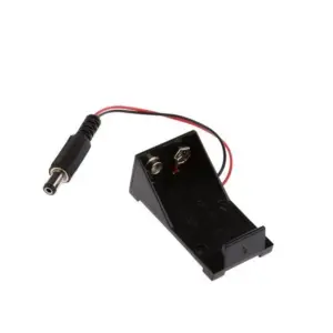 Portapilas pila 9V Conector DC