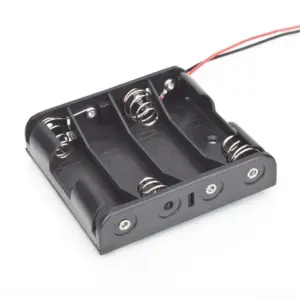 Portapilas 4x AA 6v con cable