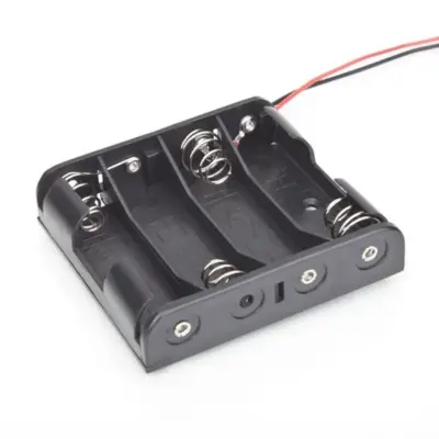 Portapilas 4x AA 6v con cable