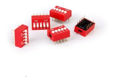 3x Interruptor Dip Switch 5 posiciones 5p ON OFF 2.54mm