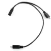 CABLE DE EXTENSION ALARGADOR MICRO USB DUPLICADOR EN 'Y' 1-A-2 - Imagen 3