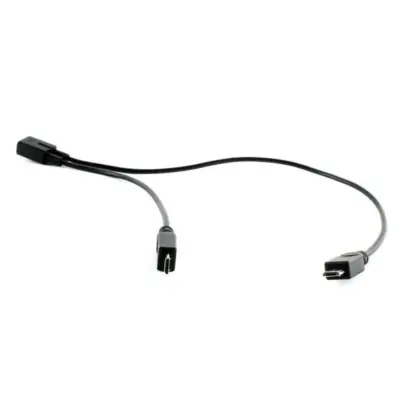 CABLE DE EXTENSION ALARGADOR MICRO USB DUPLICADOR EN 'Y' 1-A-2 - Imagen 4