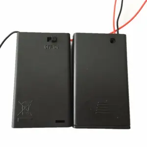 Portapilas 3xAAA 4,5v con tapa e interruptor 3x AAA P027