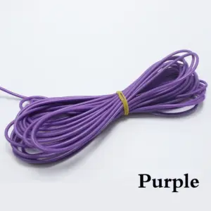 10 METROS CABLE AWG26 MORADO TRENZADO