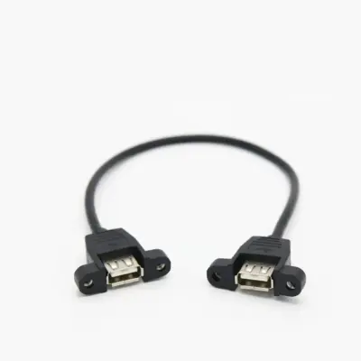 CABLE ALARGADOR USB 25CM HEMBRA HEMBRA MONTAJE PANEL EXTENSOR