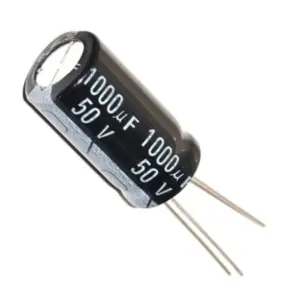 5x Condensador electrolitico 1000uF 50v 105º C 13x20mm