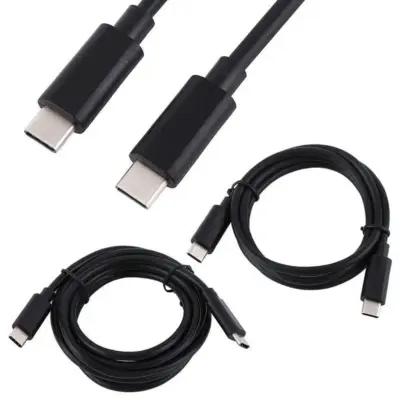 Cable USB3.1 Tipo-C a Tipo-C Macho carga rápida datos para Apple movil tablet 1m - Imagen 3