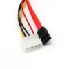 Cable Alimentacion SATA 15+7 Pin 22 pin Corriente/Datos a 4 pin Molex ATA IDE - Imagen 3