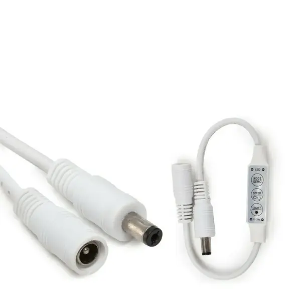 Controlador atenuador brillo Tira Led Monocolor 3 Teclas 12v 5050 3528 Dimmer DC - Imagen 2