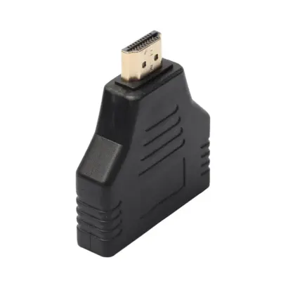 Convertidor Splitter HDMI macho a 2 HDMI hembra Divisor Doble Puerto Duplicador - Imagen 3