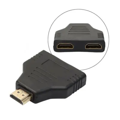 Convertidor Splitter HDMI macho a 2 HDMI hembra Divisor Doble Puerto Duplicador - Imagen 5