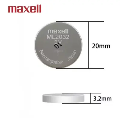 Maxell Ml2032/ML 2032 pila Recargable - Imagen 3